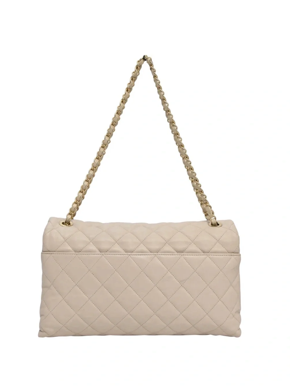 Chanel Soft Elegance Flap Bag Quilted Distressed Calfskin Medium
